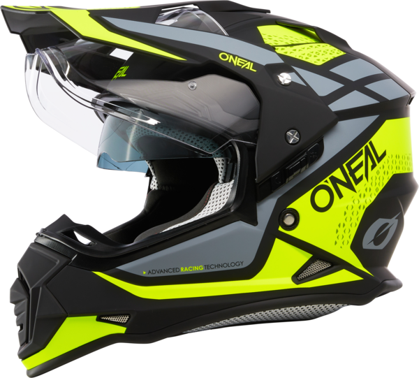 adventure motorcycle helmets oneal O'Neal Sierra Helmet, Black/Gray X-SM : Automotive removable/washable padded liner keeps you cool and dry by wicking away sweat ONEAL SIERRA RS The