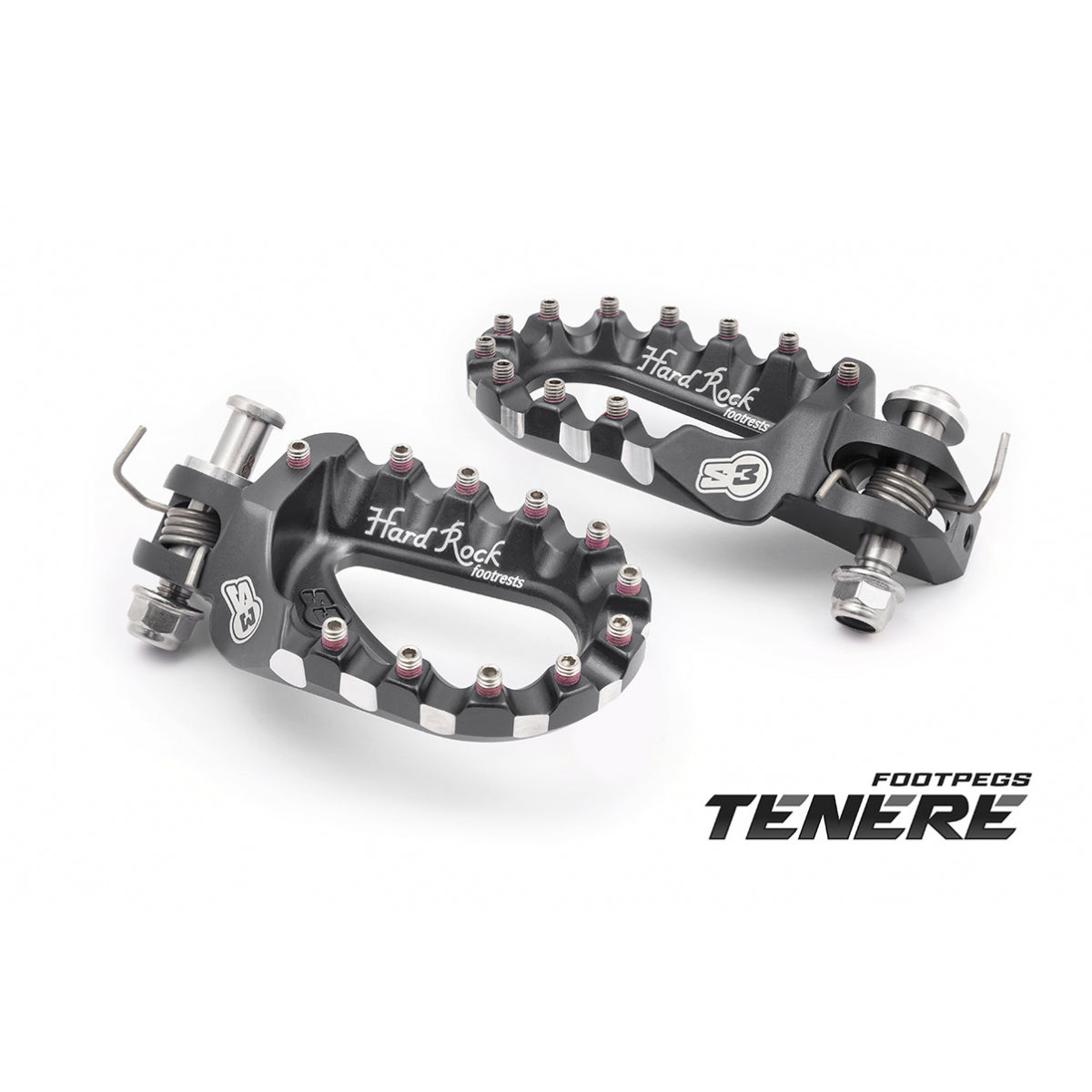 S3 Parts - Adventure Bike Hardrock Aluminium Footrests