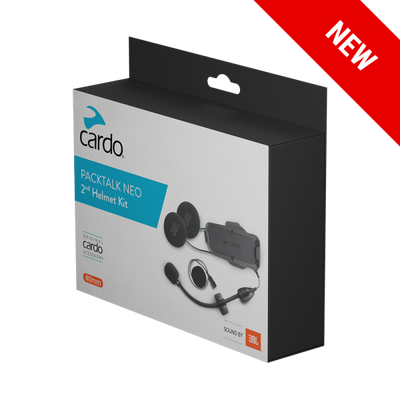 Cardo - Packtalk Neo 2nd Helmet Kit with Sound by JBL