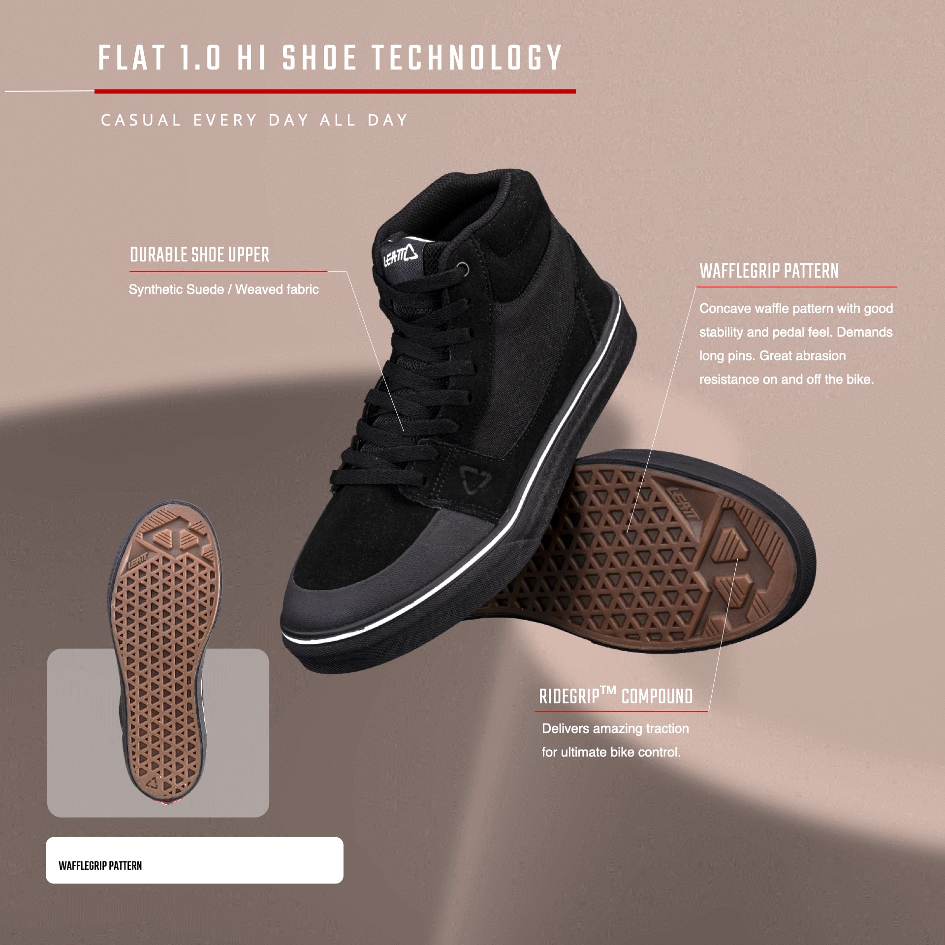 Leatt - 1.0 Flat Hi Shoes