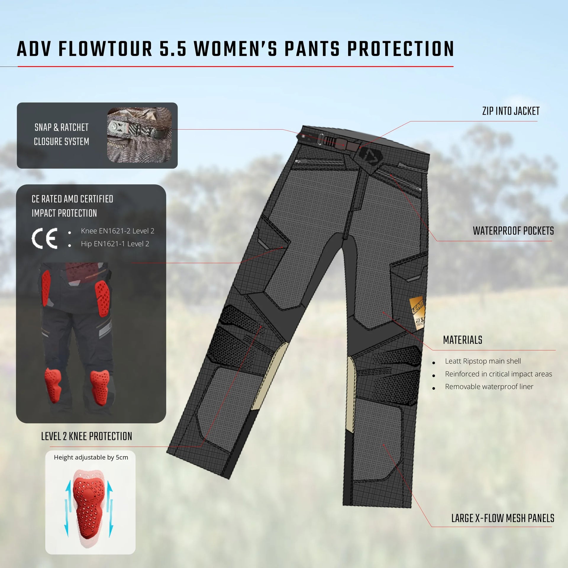 Leatt - ADV 5.5 FlowTour Pants (Ladies)
