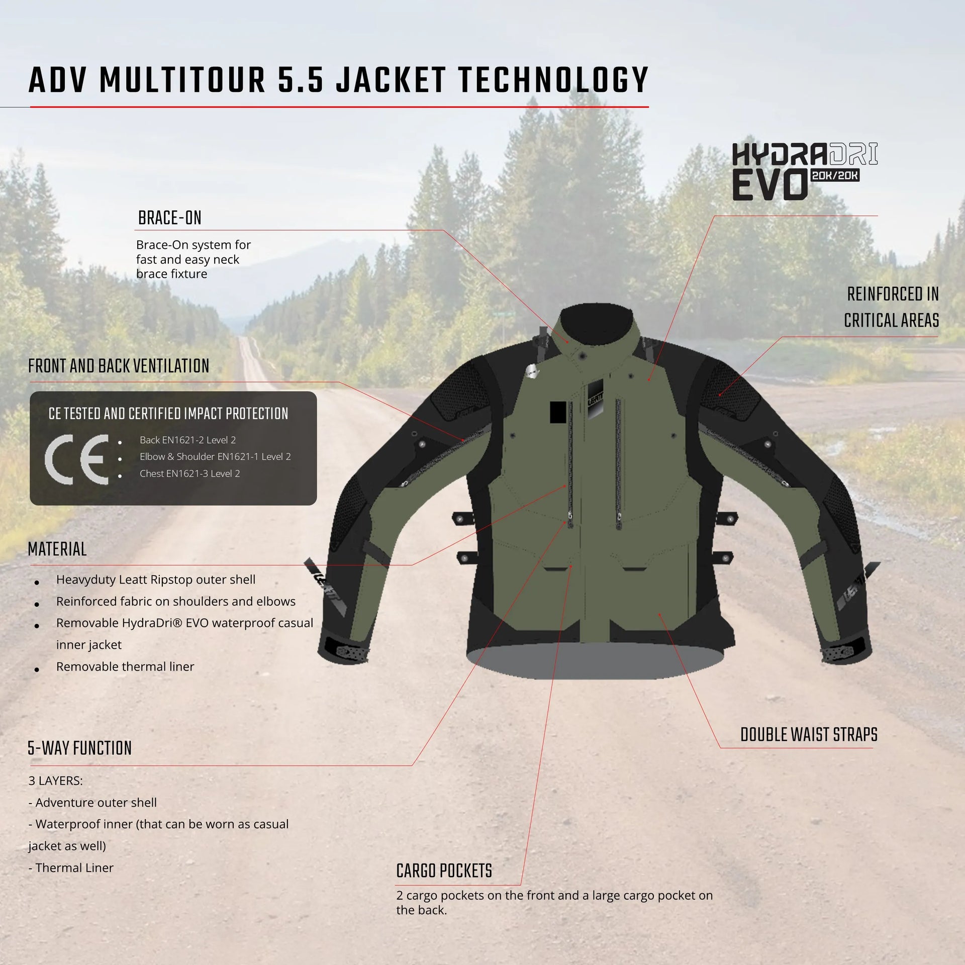 Leatt - ADV 5.5 MultiTour Jacket