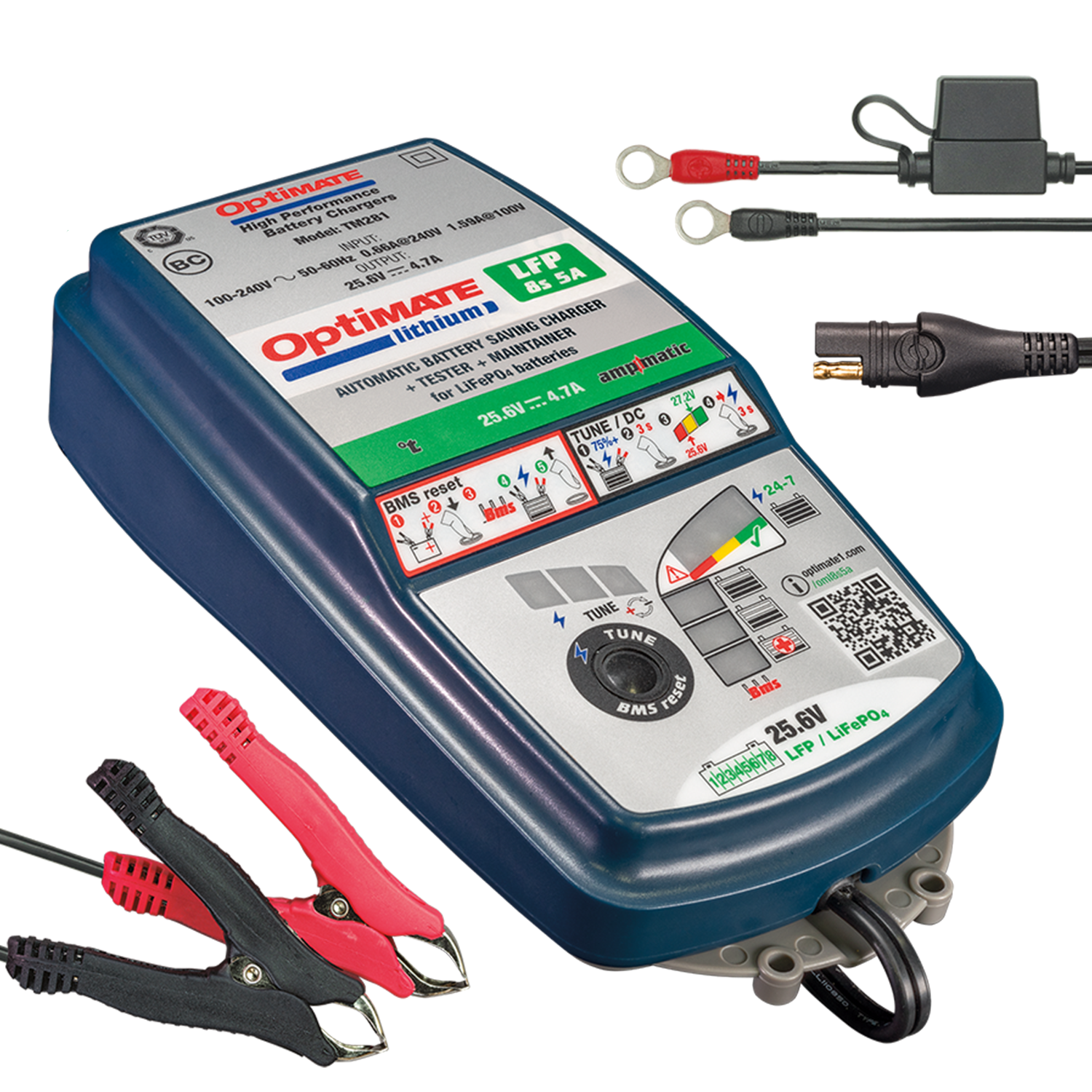 TecMate - OptiMATE Lithium 8s 5A