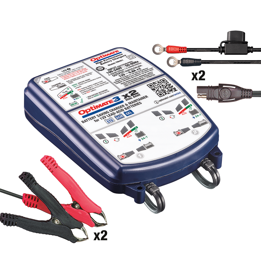 TecMate - OptiMATE 3 x 2