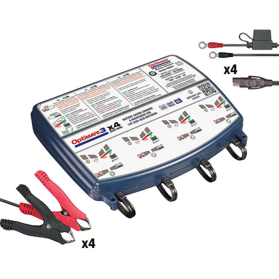 TecMate - OptiMATE 3 x 4