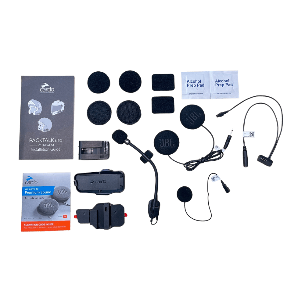 Cardo - Packtalk Neo 2nd Helmet Kit with Sound by JBL