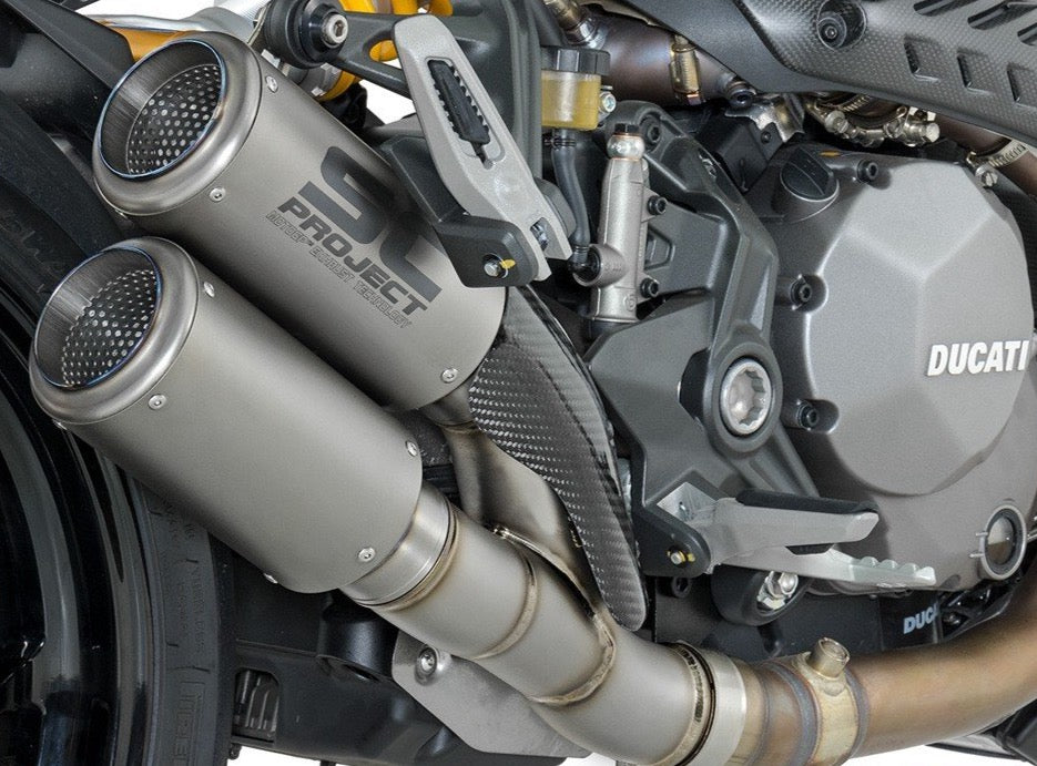 Ducati monster sales 1200s exhaust