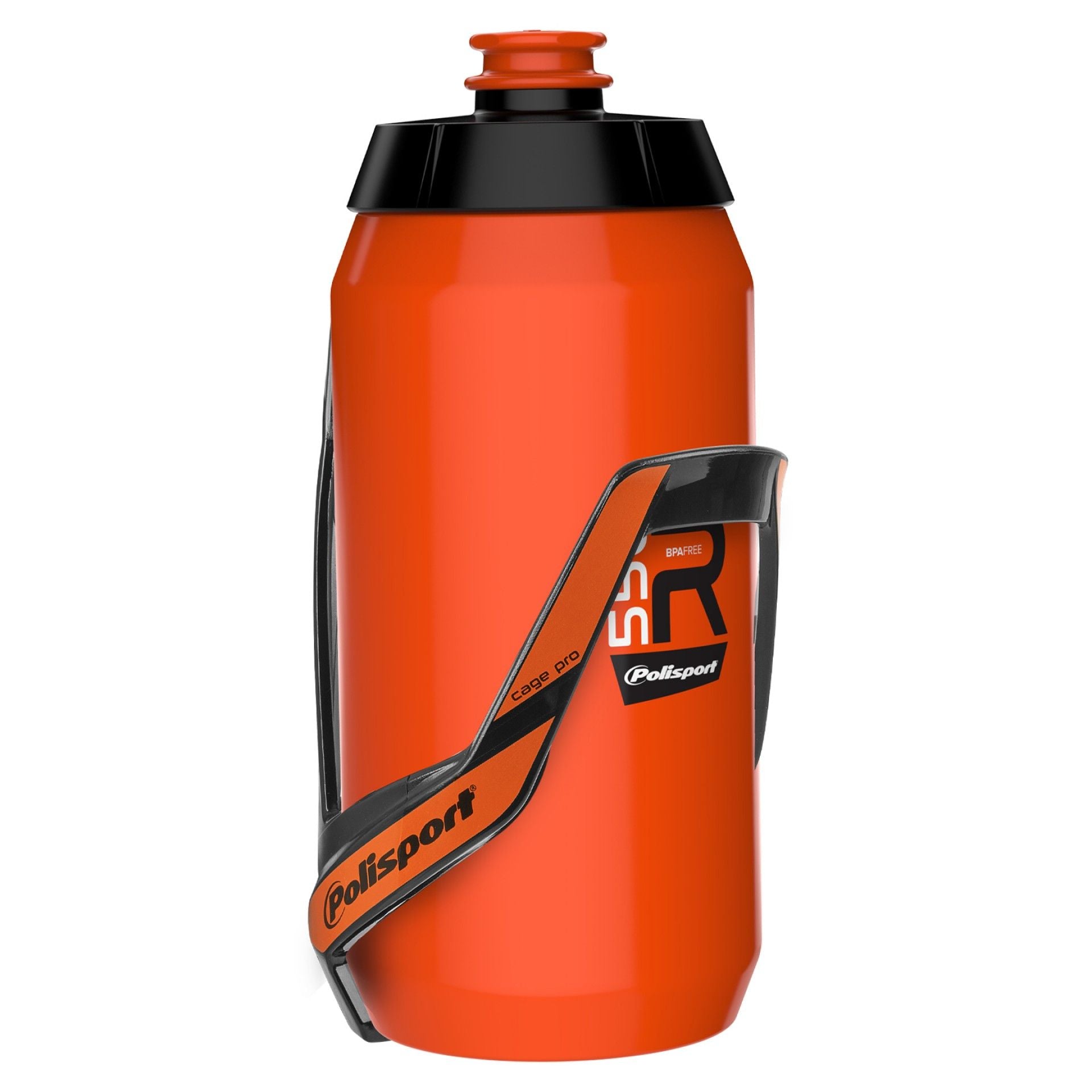 Polisport - Bottle Cage Pro & Bottle R550 Bundle Kit