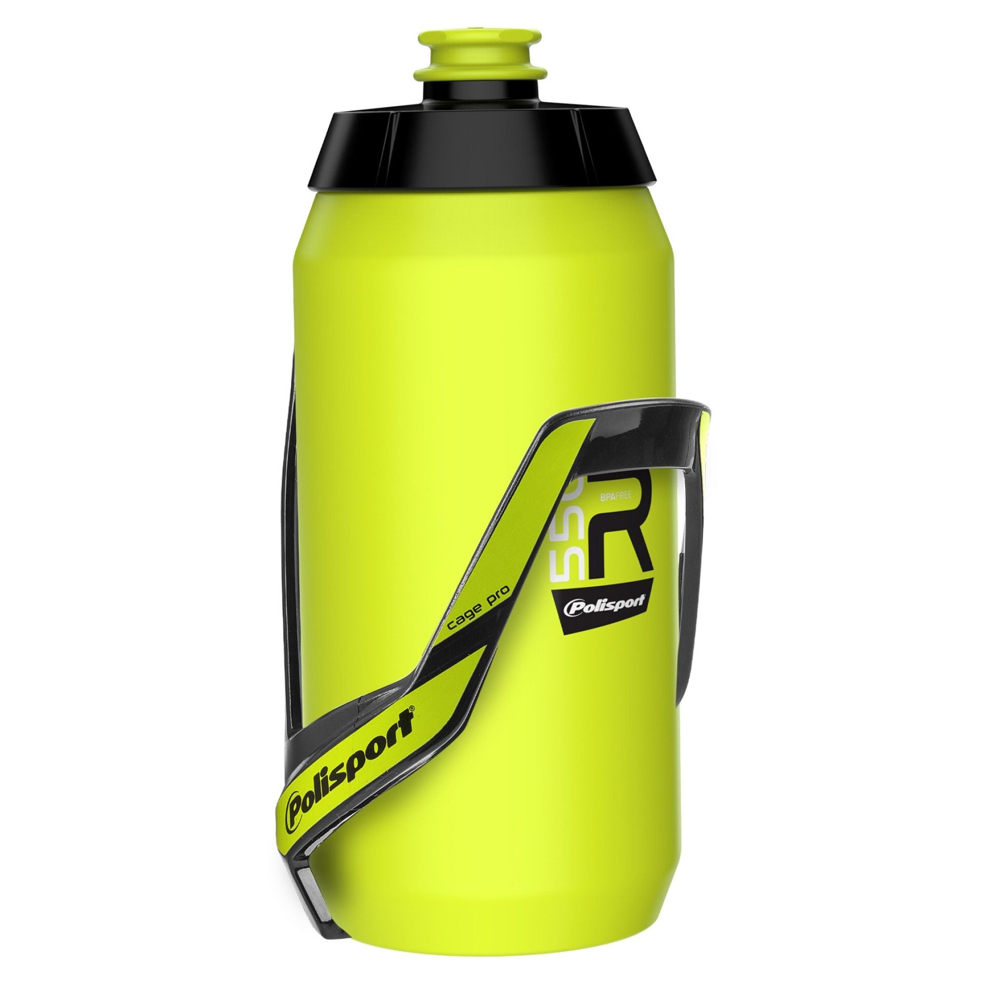 Polisport - Bottle Cage Pro & Bottle R550 Bundle Kit
