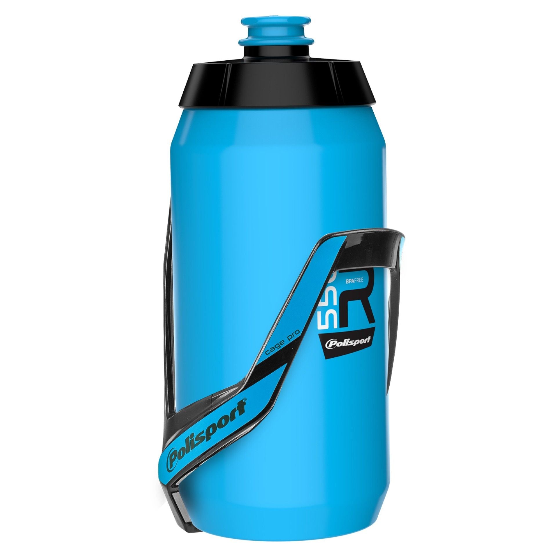 Polisport - Bottle Cage Pro & Bottle R550 Bundle Kit
