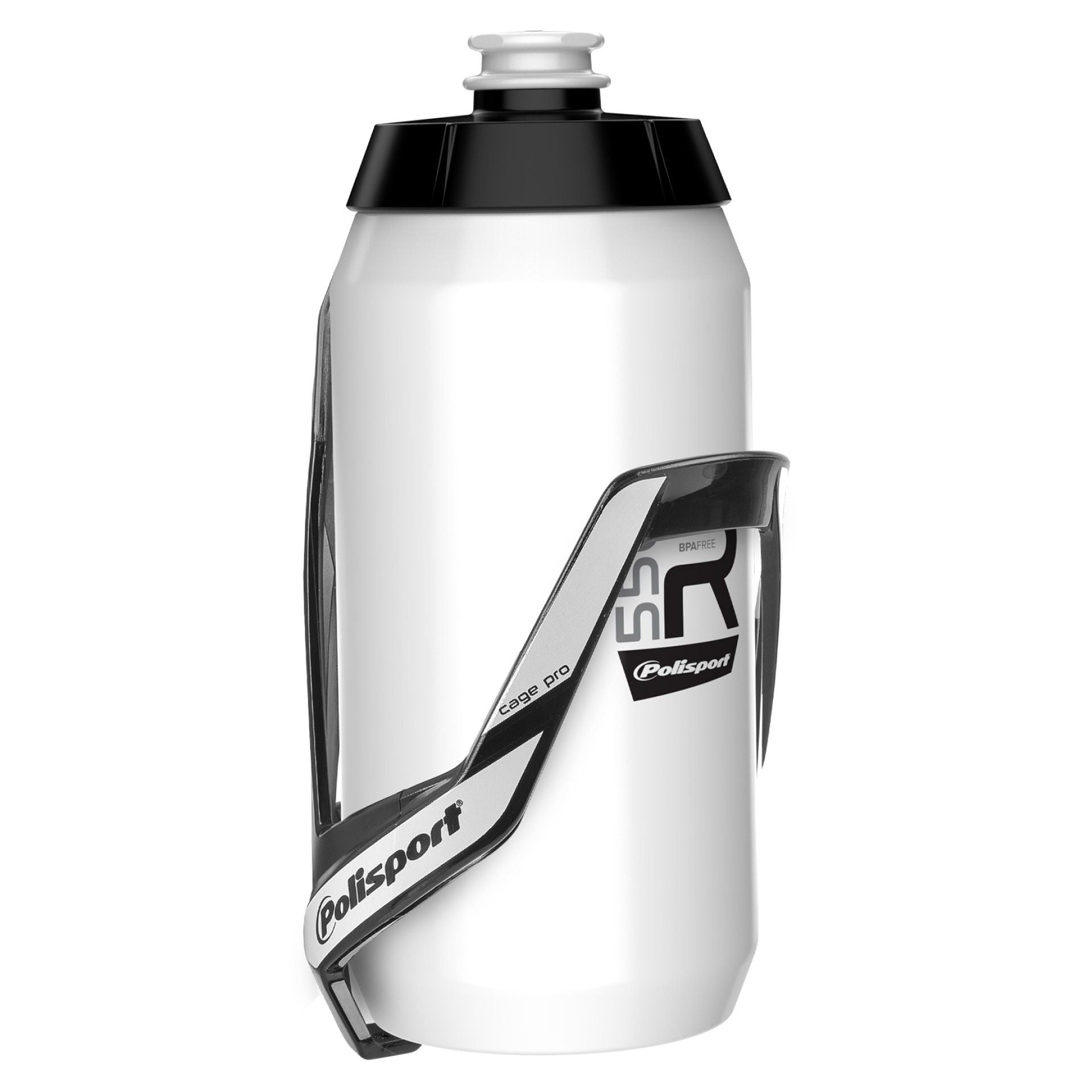 Polisport - Bottle Cage Pro & Bottle R550 Bundle Kit