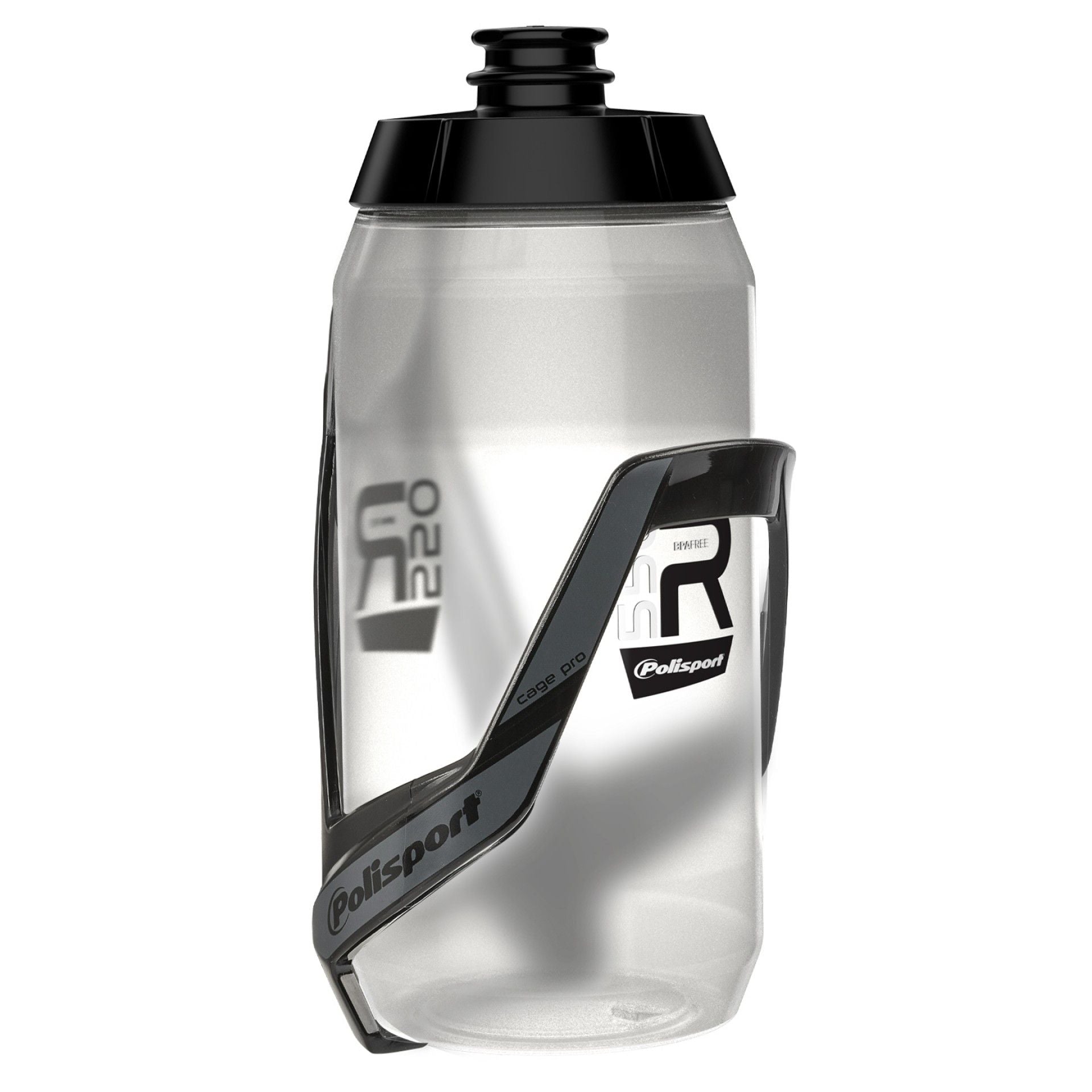 Polisport - Bottle Cage Pro & Bottle R550 Bundle Kit