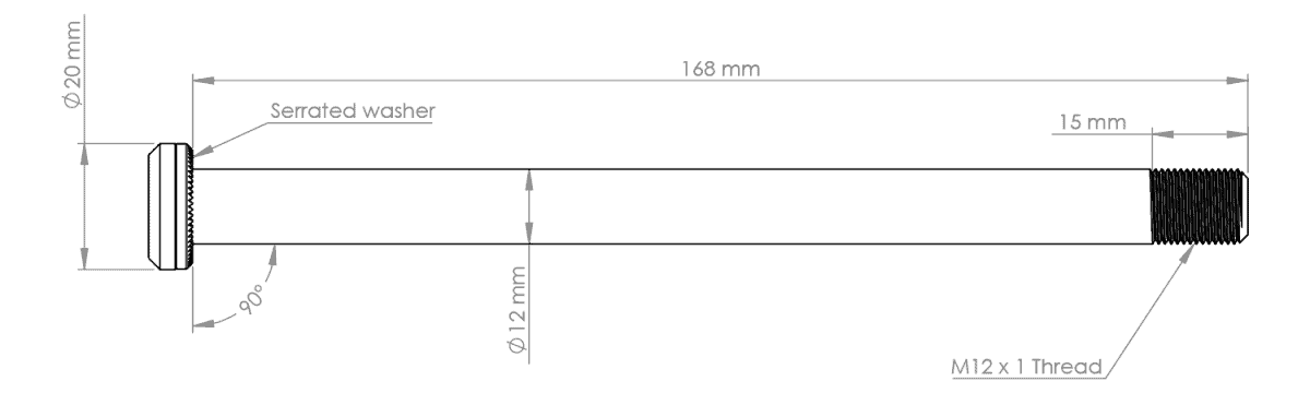 Burgtec - Santa Cruz Axle (Rear)