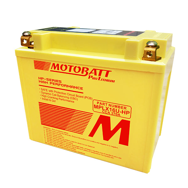 Motobatt MPLX16U-HP Lithium Battery – Ace Sports