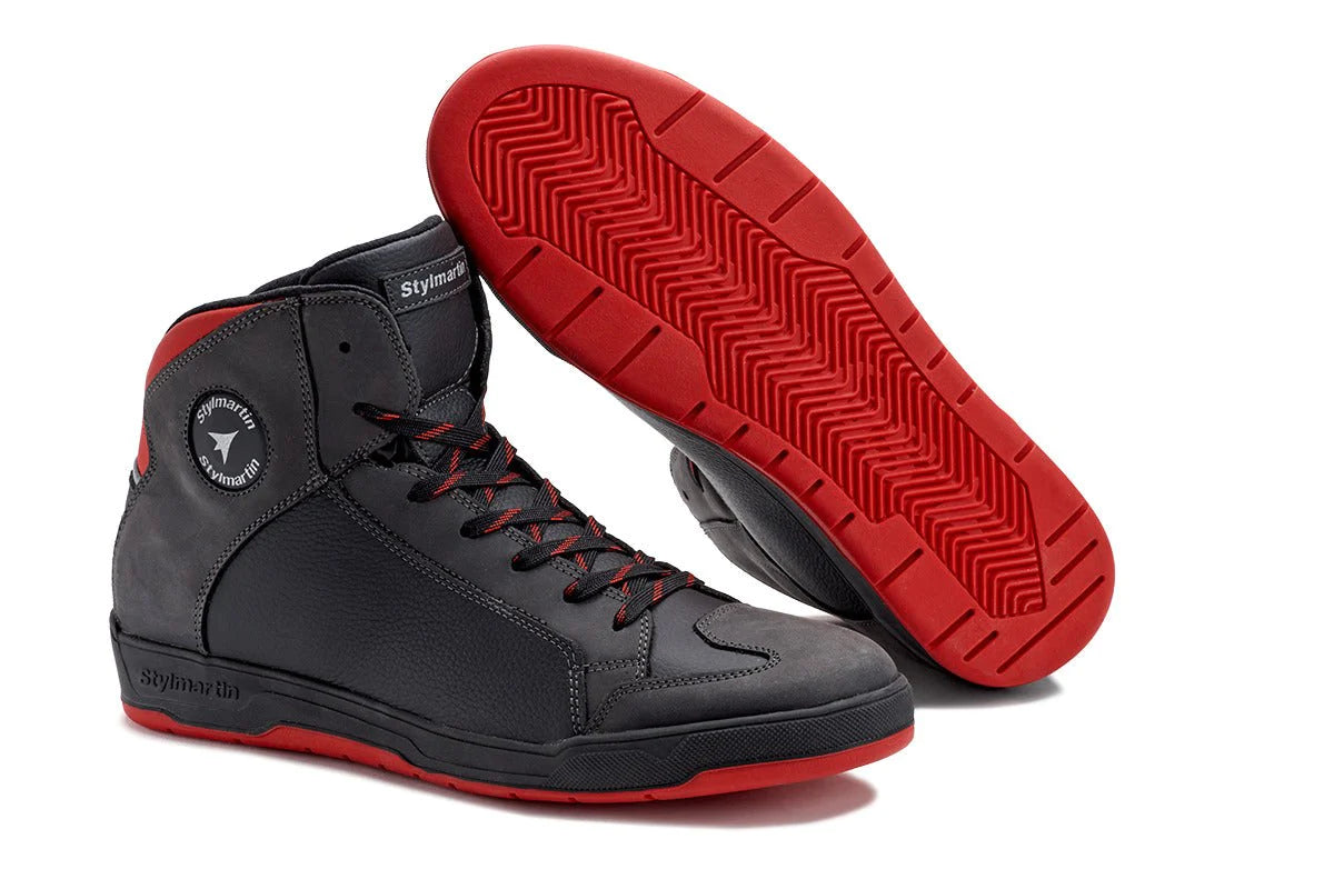 Red motorcycle shoes outlet