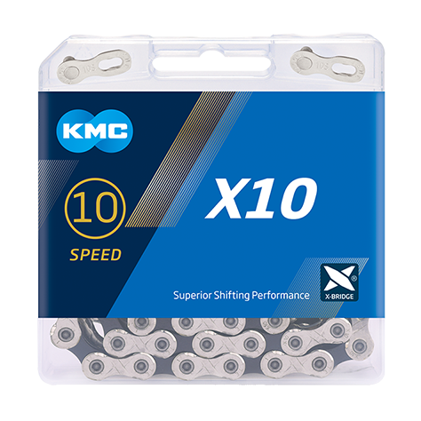 KMC - X10 10-Speed Bicycle Chain (116 Links)