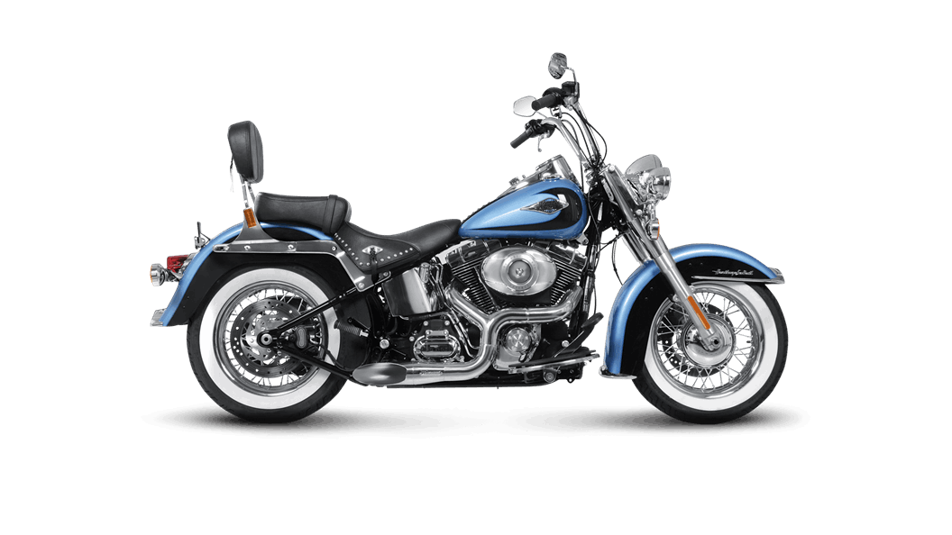 Akrapovič - Harley-Davidson Softail FLSTF Fat Boy 2007 Full Exhaust (Chrome)