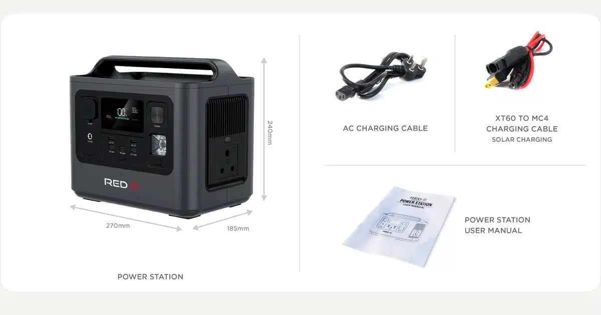 Red-E Portable 512 800W 512Wh Ups