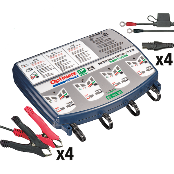 TecMate - OptiMATE Lithium 4s 0.8A Quad