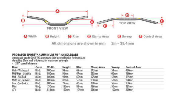 ProTaper - Sport Handlebar