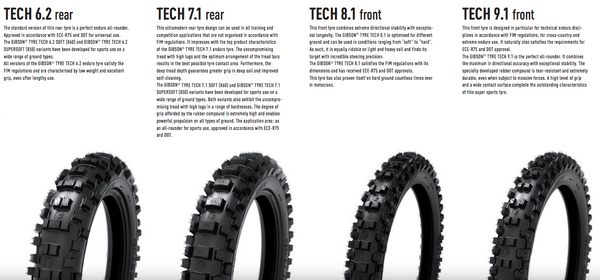 Gibson - Tech Enduro FIM Tyre