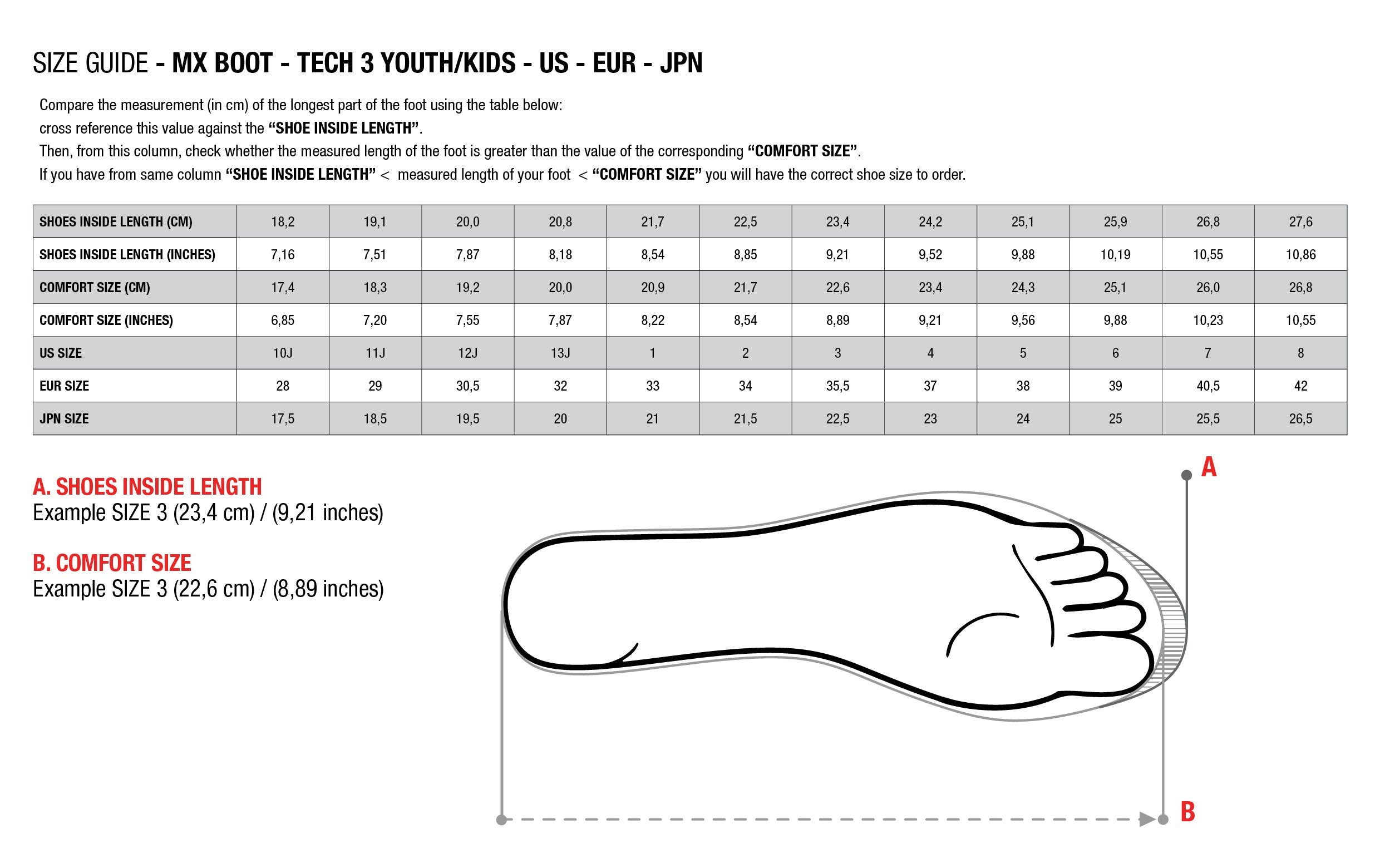 Alpinestars youth tech top 3s boots