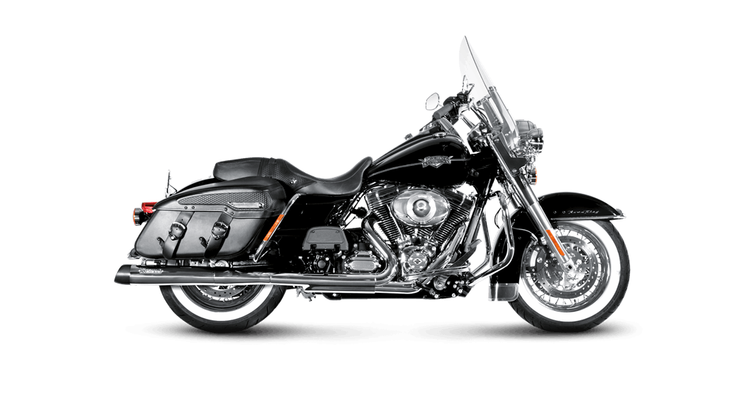 Akrapovič - Harley-Davidson Touring FLHR Road King 2006 Slip-On Exhaust (Black)