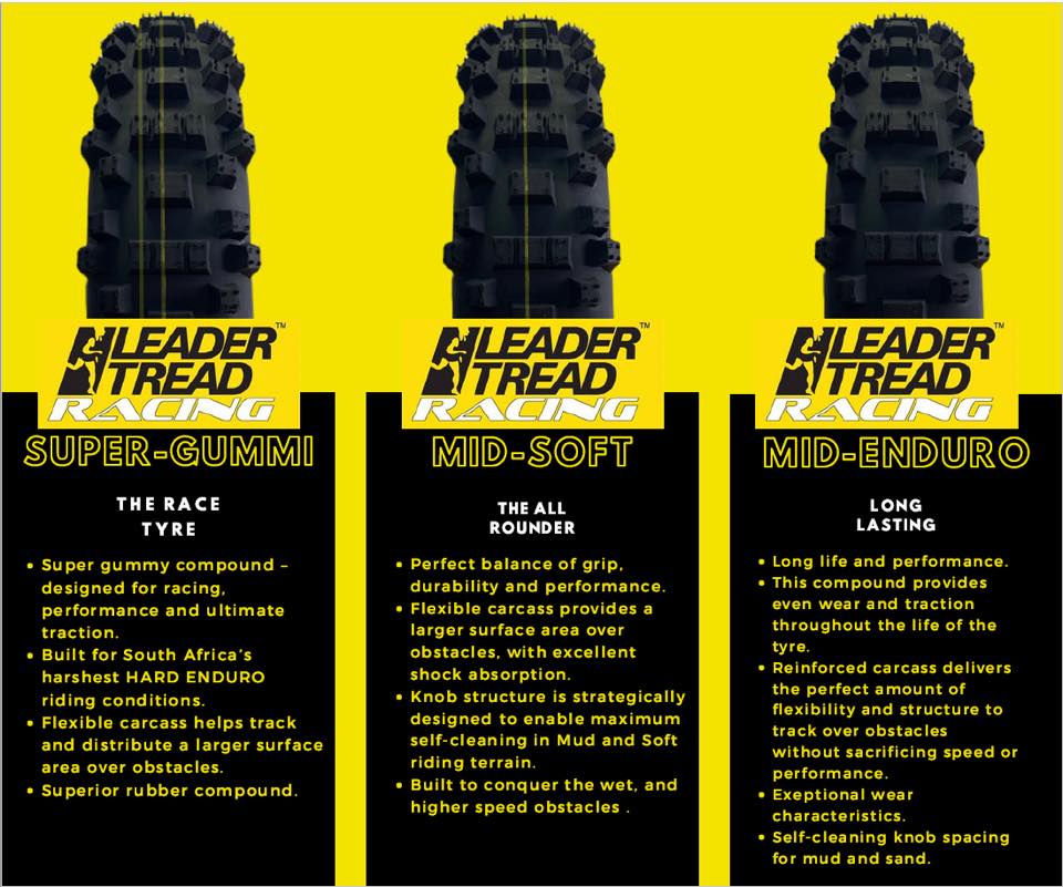 Leader Tread - Enduro Tyres (Rear)