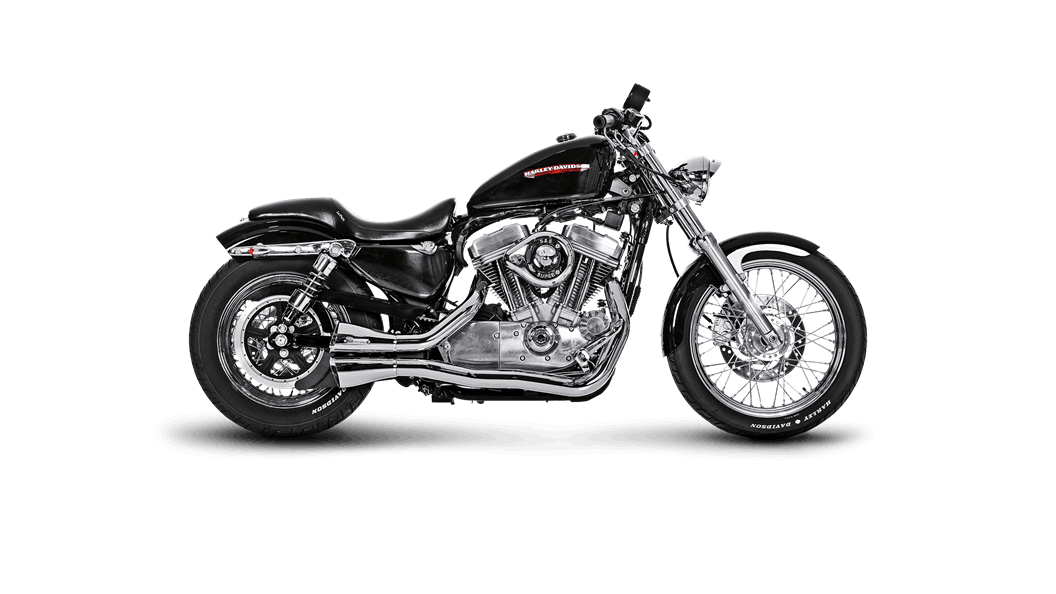 Akrapovič - Harley-Davidson Sportster XL1200V Seventy-Two 2012 Full Exhaust (Chrome)