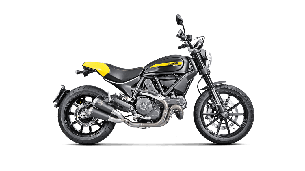 Akrapovič - Ducati Scrambler 2015 Slip-On Exhaust (Titanium)