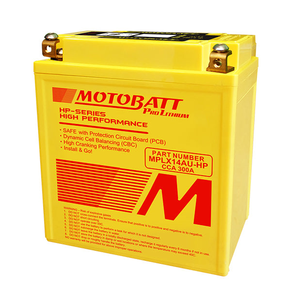 Motobatt - MPLX14AU-HP Lithium Battery