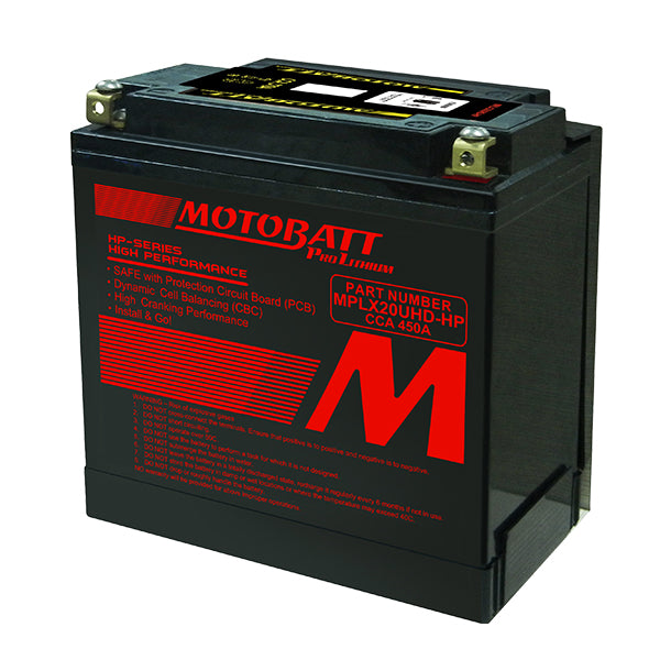Motobatt - MPLX20UHD-HP Lithium Battery