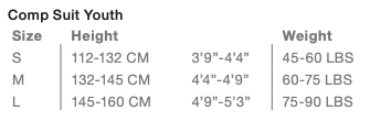EVS - Comp Suit (Youth)