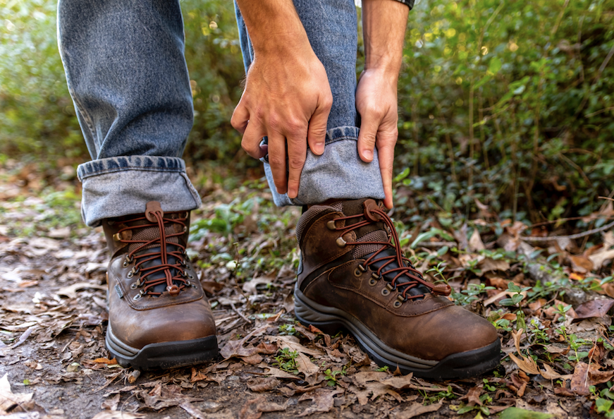 Timberland top elastic laces