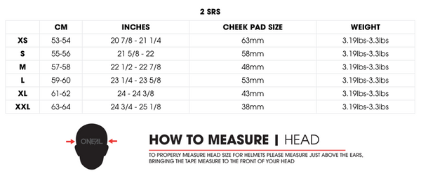 O'Neal - 2 SRS Helmets