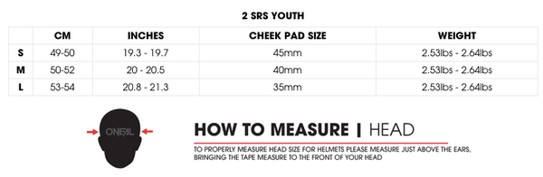 O'Neal - 2 SRS Helmets (Youth)