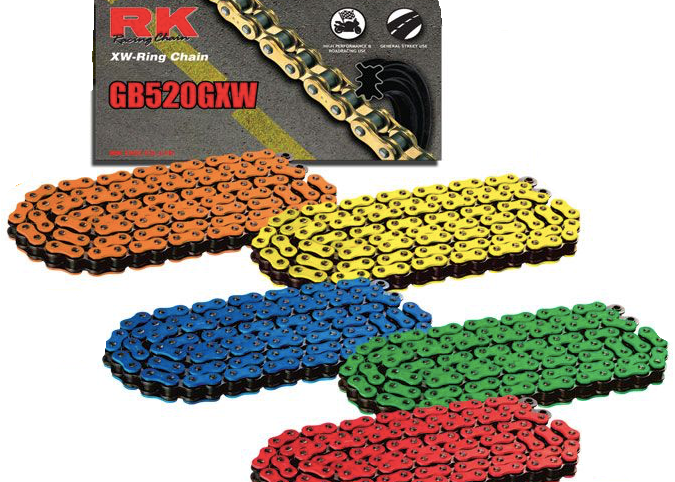 RK Chains - 520GXW 132 Links Chains