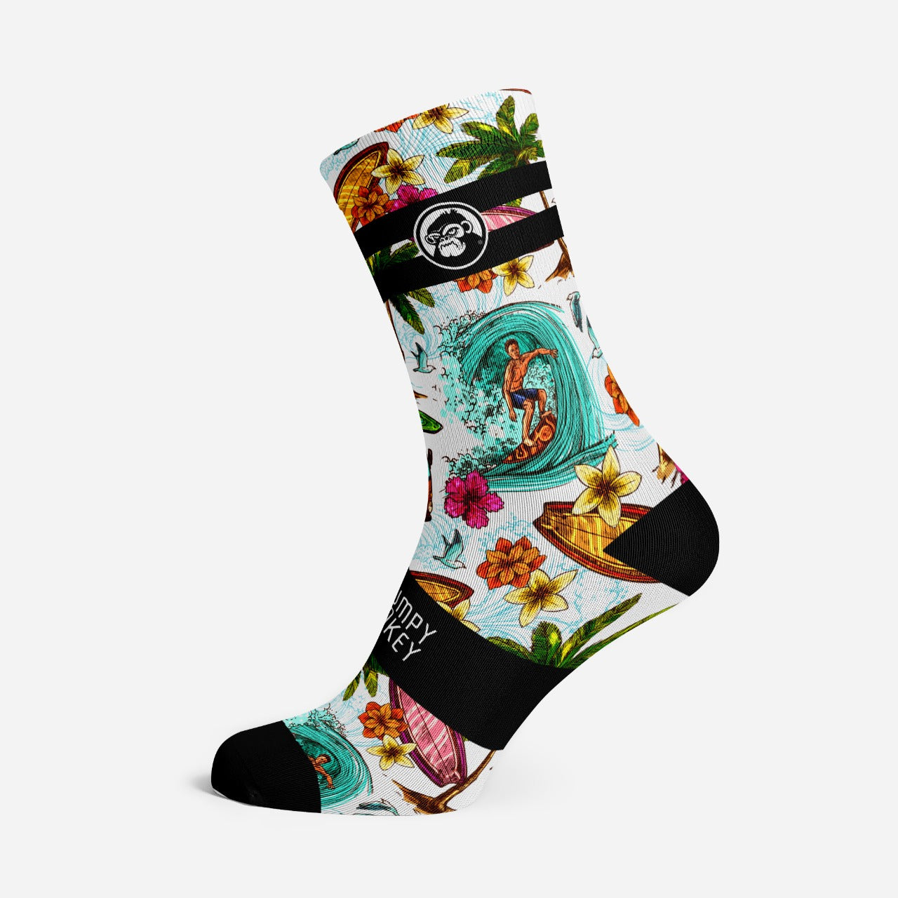 Grumpy Monkey - Premium Printed Socks