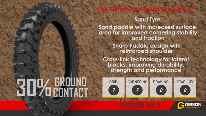 Gibson - MX 5.1 Rear Tyre