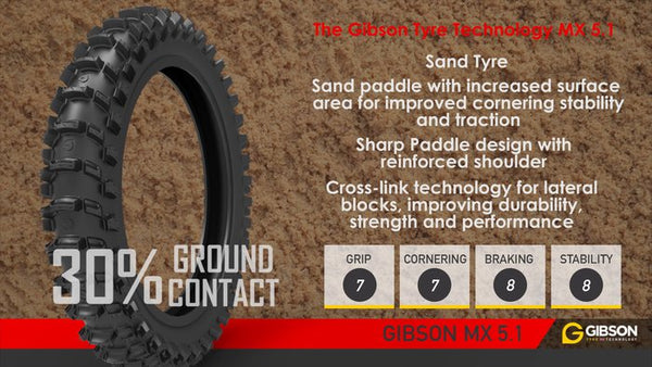 Gibson - MX 5.1 Rear Tyre