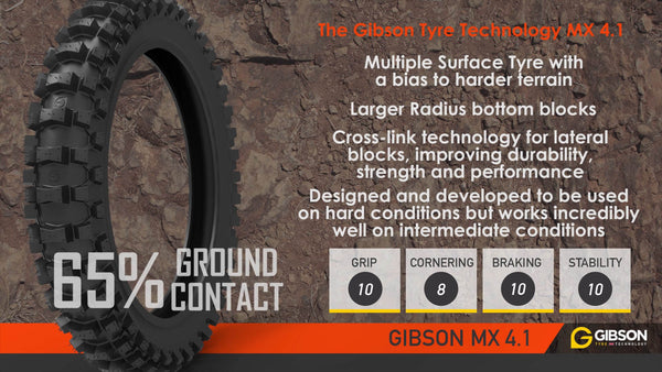 Gibson - MX 4.1 Rear Tyre