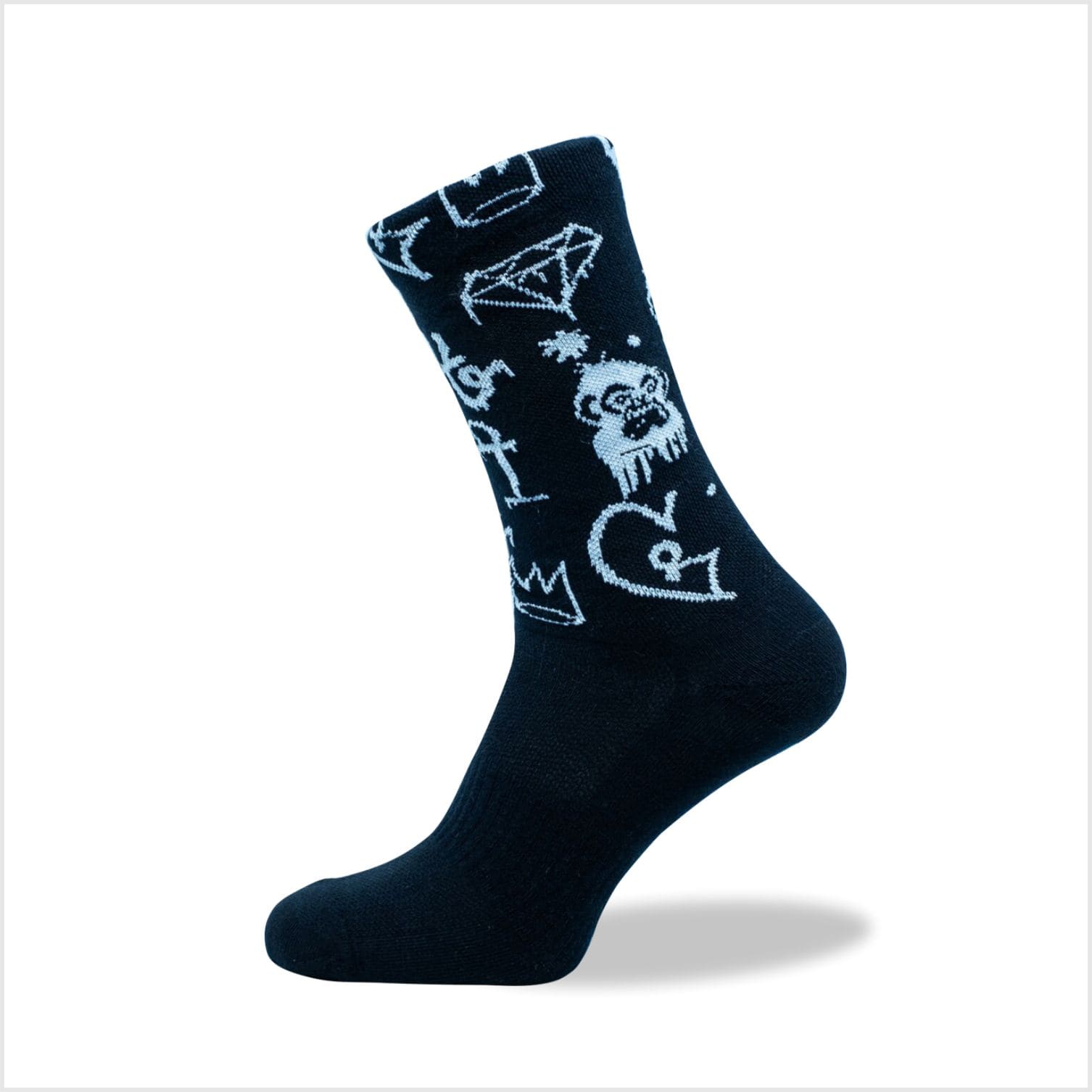 Grumpy Monkey - Knitted Socks